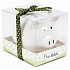 Albi Piggy bank small For good luck white 7 cm × 6.5 cm × 7.3 cm