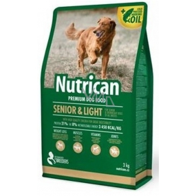 Nutrican Senior / Light Complete food for older dogs and dogs suffering from overweight 3 kg
