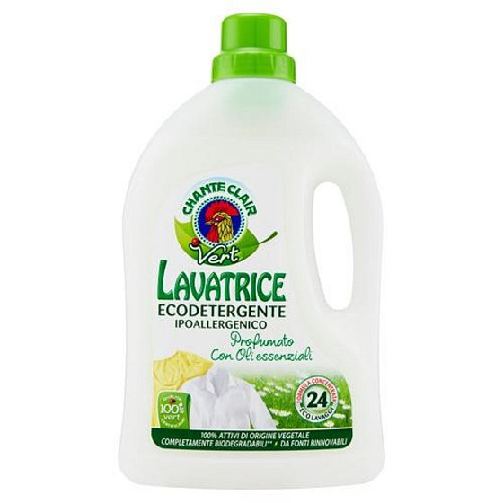 Chante Clair Vert Lavatrice liquid detergent for white and colored laundry 24 doses 1488 ml
