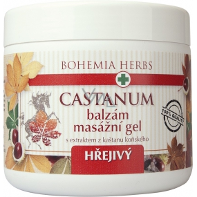 Bohemia Gifts Castanum Horse chestnut extract warming massage gel 600 ml