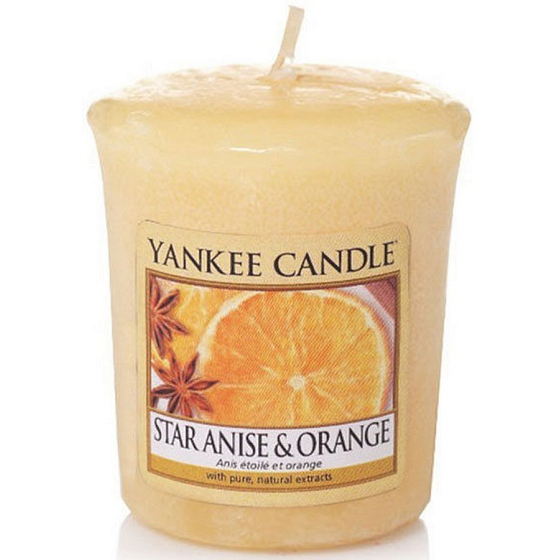 Yankee Candle Star Anise & Orange - Anise & Orange Votive Candle 49 g
