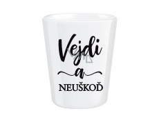 Bohemia Gifts & Cosmetics Porcelain Cup Health - fit and do not cl 0,5 cl