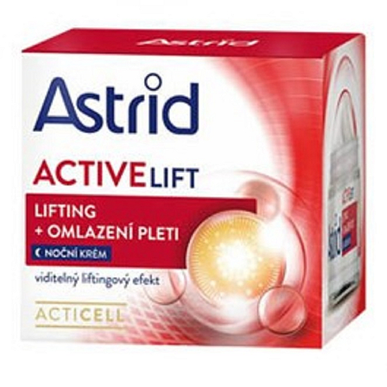 Astrid Active Lift OF20 Lifting Rejuvenating Night Cream for Mature Skin 50 ml