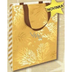 Nekupto Gift paper bag with embossing 18 x 11 x 8 cm Christmas 1737 WLFS