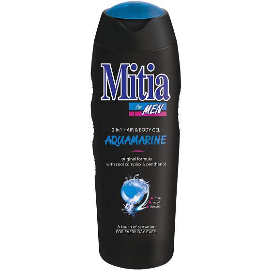 Mitia Men Aquamarine 2in1 shower gel and hair shampoo 400 ml