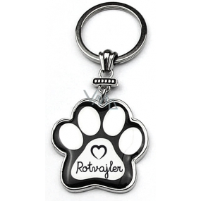 Nekupto Pets key ring in the shape of a paw Rottweiler 40 x 85 x 3 mm