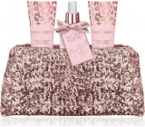 Baylis & Harding Jojoba, Vanilla and Almond Oil Body Spray 100 ml + shower gel 100 ml + hand and body lotion 100 ml + handbag, cosmetic set