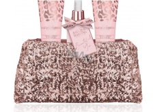 Baylis & Harding Jojoba, Vanilla and Almond oil body spray 100 ml + shower gel 100 ml + hand and body lotion 100 ml + handbag, cosmetic set