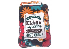 Albi Foldable bag for zipper with the name Klarka 42 x 41 x 11 cm