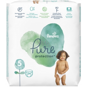 Pampers Pure Protection size 5, from 11+ kg diaper panties 24 pieces