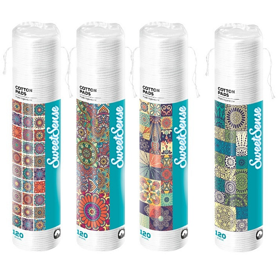 Sweet Sense Make-up removers 120 pieces