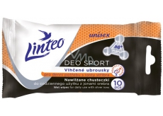 Linteo Deo Sport for daily use with silver ions unisex wet wipes 10 pieces