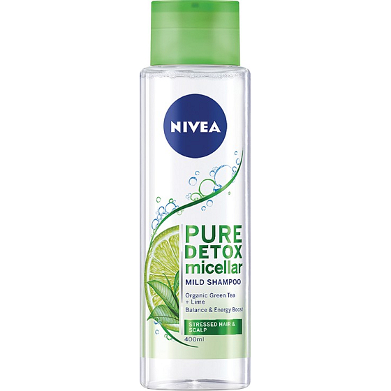 Nivea Pure Detox Micellar detoxifying micellar hair shampoo 400 ml