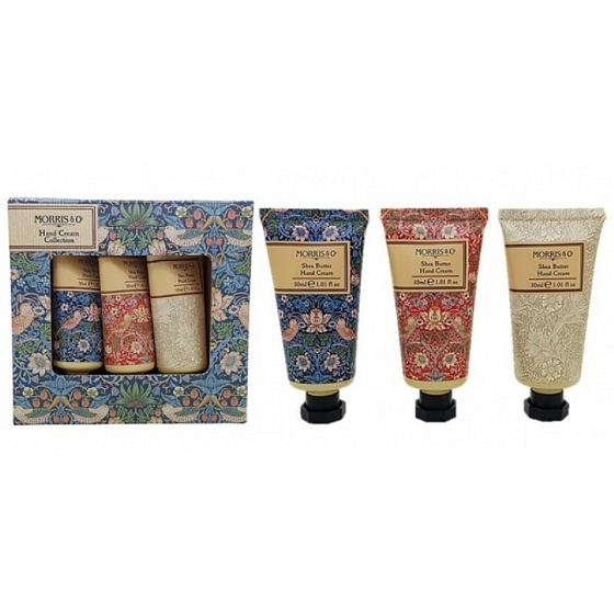 Heathcote & Ivory Strawberry Thief nourishing cream for hands and nails 3 x 30 ml cosmetic set