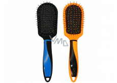 Abella hair brush oval metallic different colors 1 piece