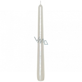 Emocio Perla white candle cone conical 22 x 240 mm