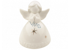 White porcelain angel 8 cm standing