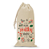 Nekupto Cloth Christmas bag Peaceful Christmas holidays white 150 x 300 mm