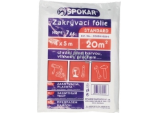 Spokar Standard HDPE cover foil, 7 µ, 50 m?, 4 × 12.5 m