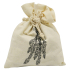 Fabric bag with herb print 18 x 24 cm