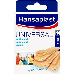 Hansaplast Universal waterproof plaster, 20 pcs