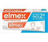 Elmex Caries Protection fluoride toothpaste with aminfluoride 2 x 75 ml, duopack