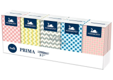 Harmony Prima 3-ply paper handkerchiefs 10 x 10 pieces