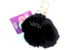 Albi Hairy Key Ring Black 11 cm