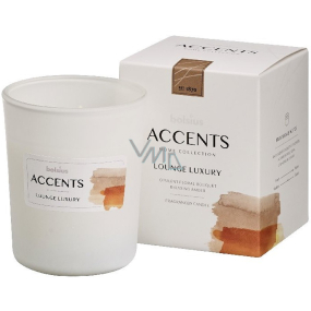 Bolsius Accents Home Collection Lounge Luxury scented candle glass 76 x 92 mm