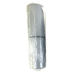 VeMDom Grey candle cylinder 40 x 80 mm 2 pieces