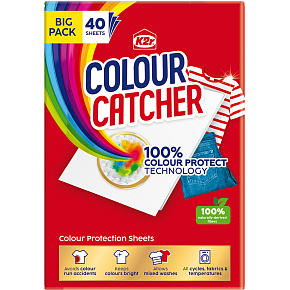 K2R Colour Catcher laundry sheets to prevent laundry discoloration, 40 pcs