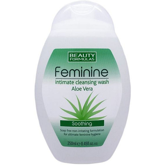 Beauty Formulas Feminine Soothing Intimate Wash Gel with Aloe Vera 250 ml