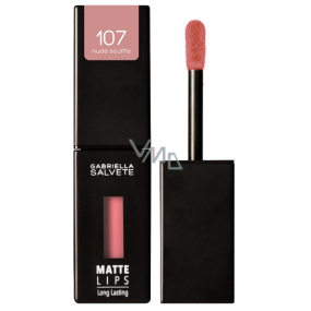 Gabriella Salvete Matte Lips Long Lasting Matte Liquid Lipstick 107 Nude Souffle 4,5 ml