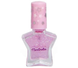 Martinelia Star nail polish for children pink with glitter 3,5 ml
