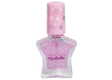 Martinelia Star nail polish for children pink with glitter 3,5 ml