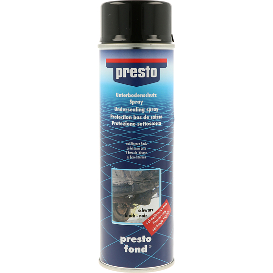 Motip 306017 Presto UBS Bitumen Underbody and Body Protection, Black, 500 ml