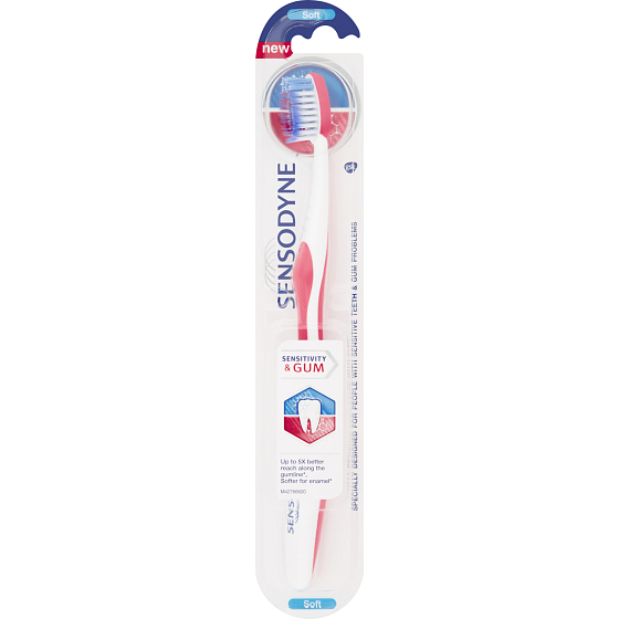 Sensodyne Toothbrush Sensitivity & Gum Soft, soft