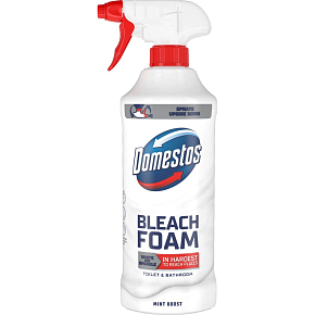 DOMESTOS FOAM IN SPRAY BLEACH MINT BOOST 435 ML 2410 DOMESTOS FOAM IN SPRAY BLEACH MINT BOOST 435 ML 2410