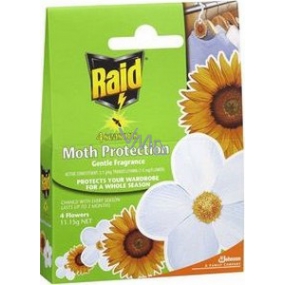 Raid Anti-Moth Protection Spring & Summer against moths with the scent of spring and summer 4 pieces