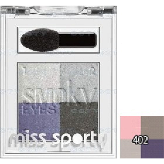 Miss Sports Studio Color Smoky Quattro Eyeshadow 402 Green Eyes 2.2 g