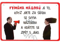 Nekupto Humor in the Czech Republic humorous sign 15 x 10 cm 1 piece
