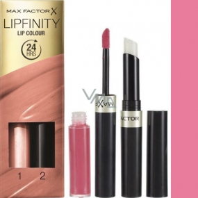 Max Factor Lipfinity Lip Colour lipstick and gloss 022 Forever Lolita 2.3 ml and 1.9 g
