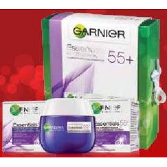 Garnier Essentials 55+ day cream 50 ml + night cream 50 ml, cosmetic set