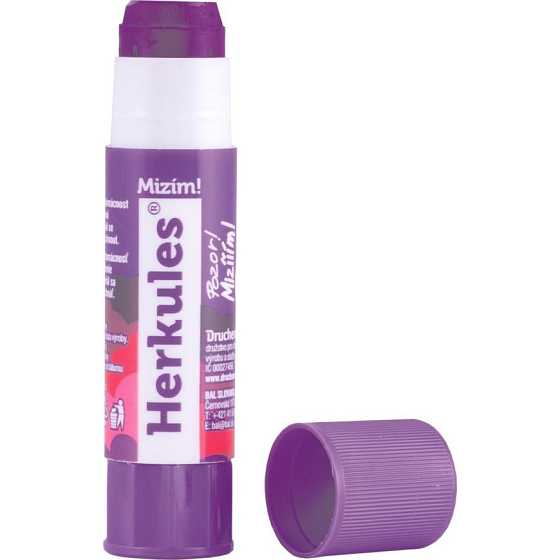Herkules Disappearing Glue Stick with Vanishing Color 8 g