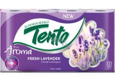 Tento Fresh Aroma Lavender parfémovaný toaletní papír 2 vrstvý 156 útržků 8 kusů