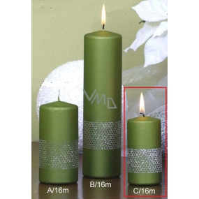 Lima Ribbon candle cylinder light green 50 x 100 mm 1 piece