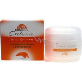 Luna Natural Exclusive nourishing day cream with argan oil and panthenol for normal to dry skin 50 ml