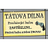 Nekupto Wooden sign with the quote Dad's workshop small 15 x 10 cm