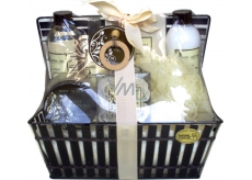 Raphael Rosalee Cosmetics Green tea shower gel 260 ml + body milk 260 ml + body spray 100 ml + body scrub 100 ml + bath salt 150 g + toilet soap 4x4 g + massage washcloth, cosmetic set