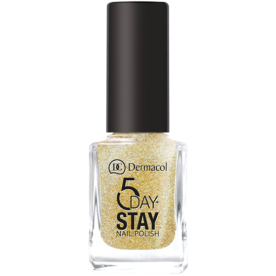 Dermacol 5 Day Stay Long-lasting Nail Polish 14 Gold Tiara 11 ml